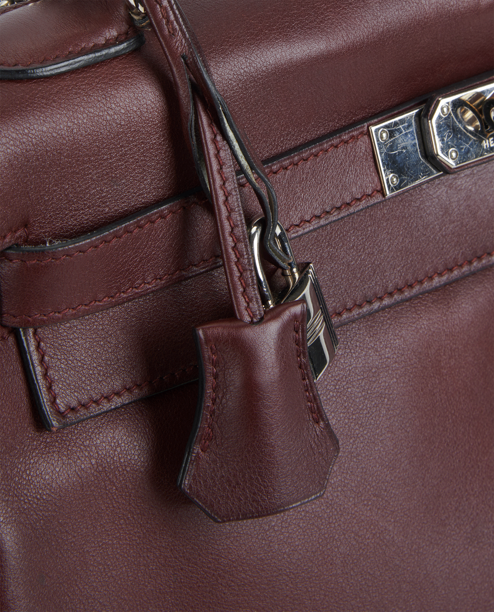 Kelly 32 In Swift Bordeaux, &pound;8,000, Handbags, Burgundy, Leather, Other view
